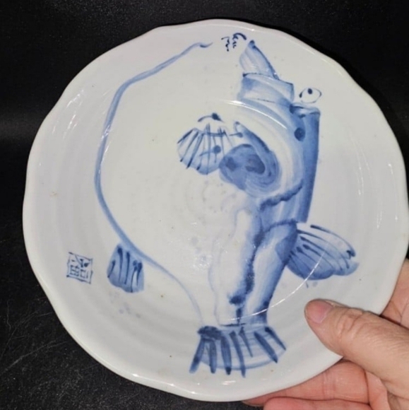 Vintage Ceramic Koi Fish Rice‎ Bowl - Picture 6 of 6